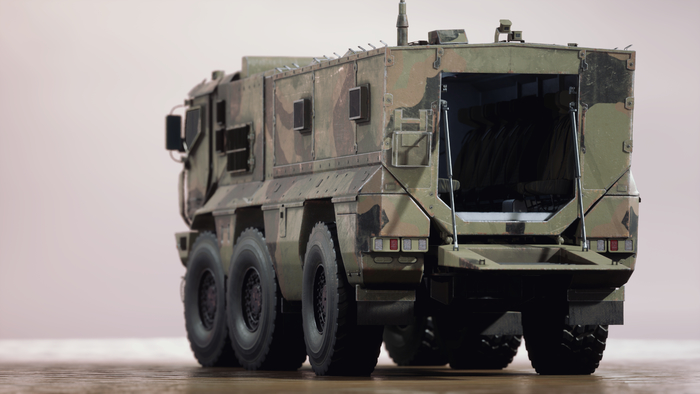 КАМАЗ-63968 Тайфун-К Autodesk Maya, Substance painter, Zbrush, Gamedev, 3D, Low poly, Видео, Длиннопост