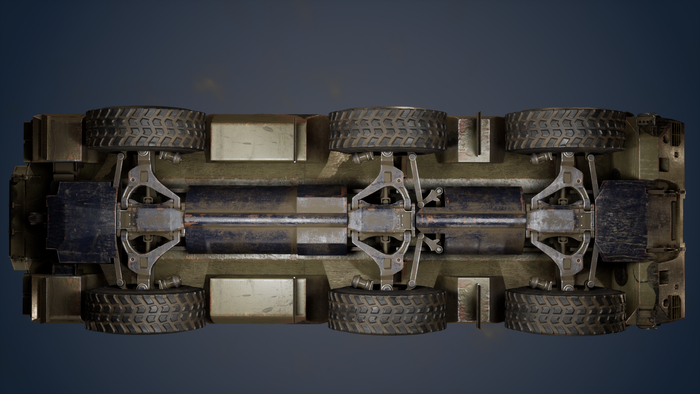 КАМАЗ-63968 Тайфун-К Autodesk Maya, Substance painter, Zbrush, Gamedev, 3D, Low poly, Видео, Длиннопост