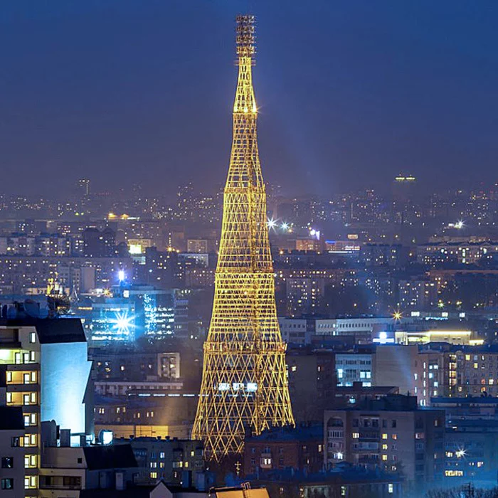 FASTENING AROUND US. Shukhov Tower - My, Shukhov tower, Longpost, Vladimir Shukhov, Architecture