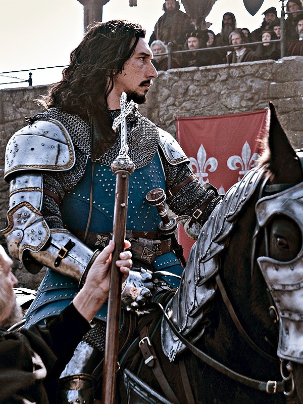 Adam Driver as Knight Jean de Carrouge in Ridley Scott's The Last Duel (2021) - Adam Driver, Ridley Scott, Movies, Knights, Normandy, France, Aesthetics