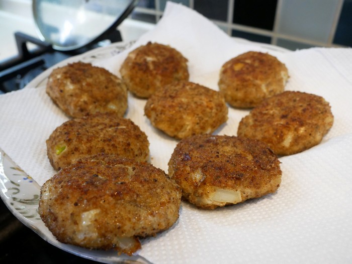 Fish cutlets with crispy crust - My, Cutlets, Fish cutlets, Video recipe, Longpost, Recipe, Video