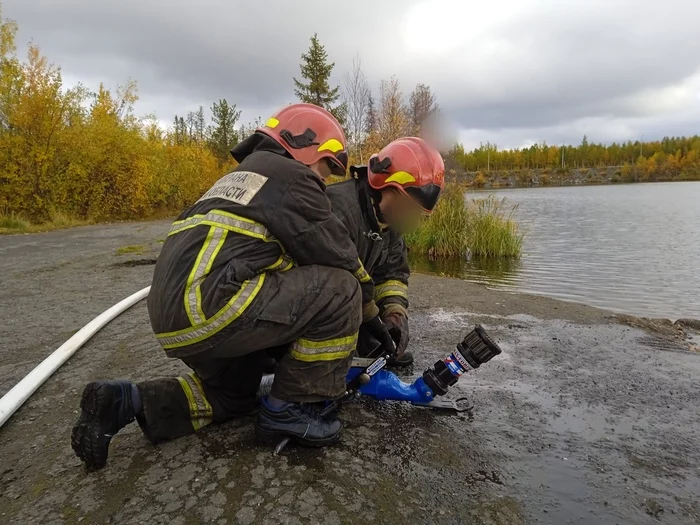 fire monitor - Firefighters, Water, Hose, Trunk, Longpost