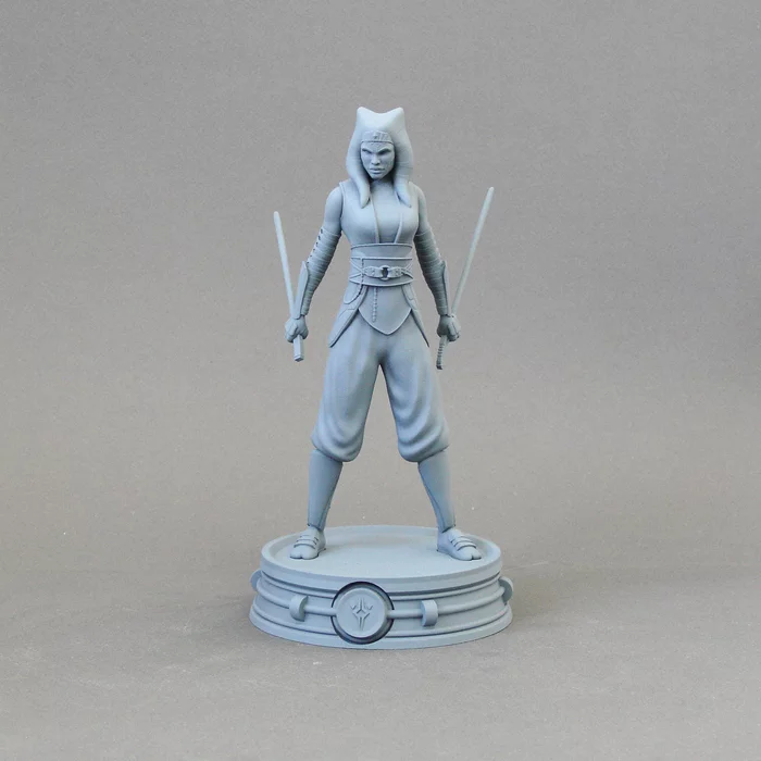 Ahsoka Tano - My, 3D, 3D печать, Star Wars, Ahsoka Tano, Miniature, Photopolymer printing