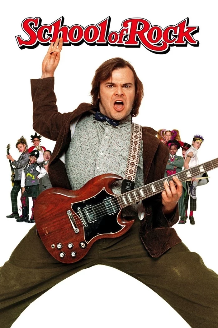 I advise you to watch the movie School of Rock (The school of Rock) - My, I advise you to look, Rock, Jack Black, Review, Comedy, Movies, Repeat