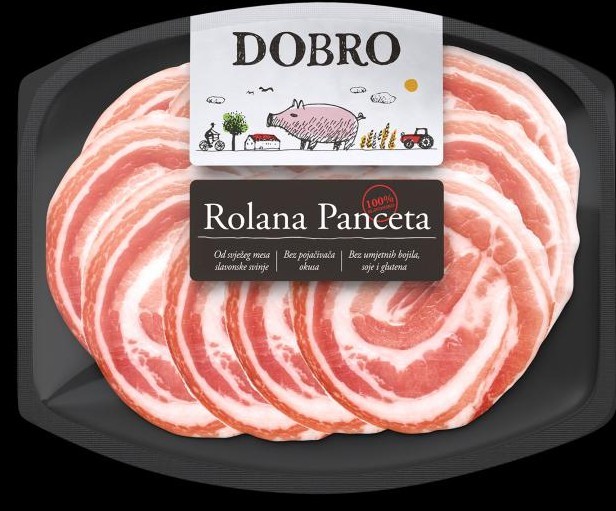 Piglet Peter and Dobro - Piglet Peter, Pork, Roll, Label, Similarity