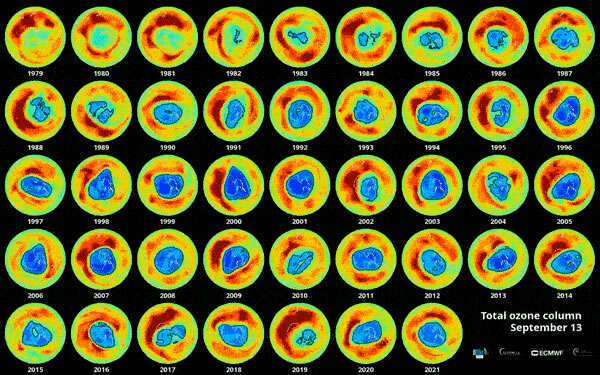 Giant ozone hole in Antarctica this year likely caused by climate change - Space, Ozone layer, Global warming, Longpost