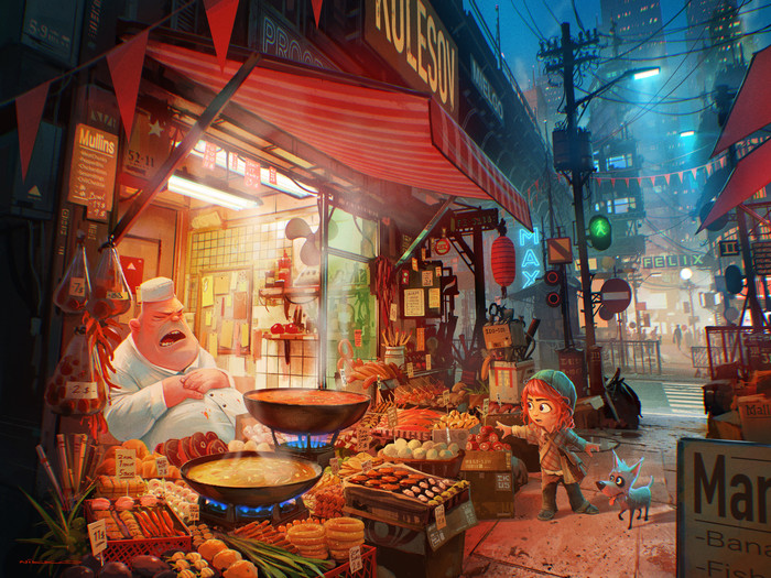 Painting in Procreate & Animation in Lumafusion byNikolai Lockertsen Nikolai Lockertsen, ,  ,  , Procreate, 