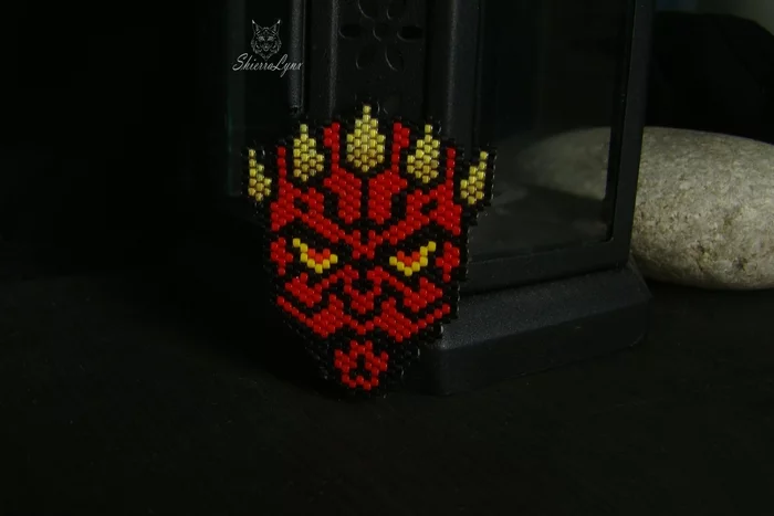 Darth Maul - My, Beads, Beading, Needlework without process, Needlework, Handmade, With your own hands, Decoration, Icon, , Star Wars, Sith, Darth Maul, Friday tag is mine, Longpost