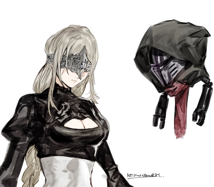  , Dark Souls, Dark Souls 3, Nier Automata, Fire Keeper, Yorha unit no 2 type B, , 