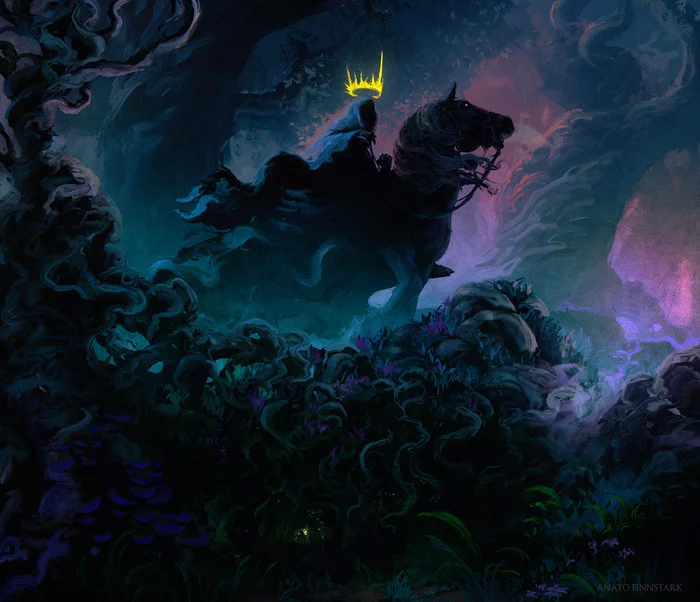 The Sorcerer King - Art, Nazgul, Tolkien, Lord of the Rings, Anato finnstark