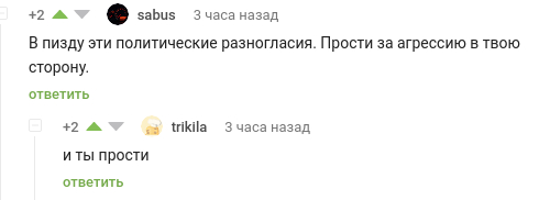 Политика нормального человека - Моё, Скриншот, Комментарии, Комментарии на Пикабу, Мат