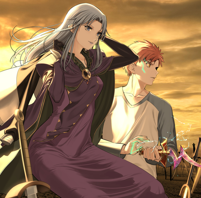  Fate, Fate-stay Night, Caster, , Anime Art, Emiya Shirou, 