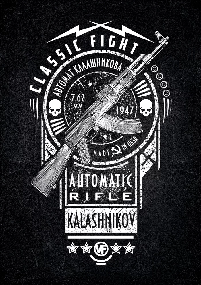 Weapon posters and prints - My, Copyright, Digital drawing, Firearms, Weapon, Print, Poster, Kalashnikov assault rifle, Shaft, , Sniper rifle, Screw cutter, TT pistol, Stechkin, Colt, Mauser, Nagant, Longpost