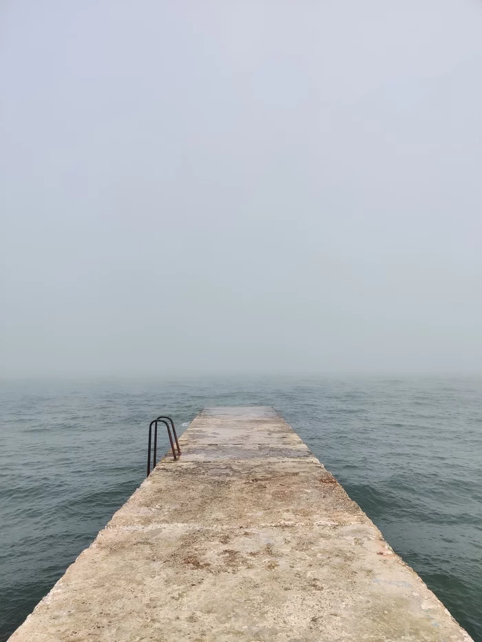 Fog - My, Sea, Fog, Sevastopol, The photo