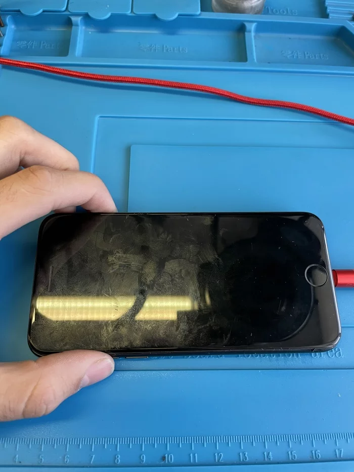 The story of how a man changed the battery three times - My, Repair, Soldering, Diagnostics, iPhone 7, Longpost