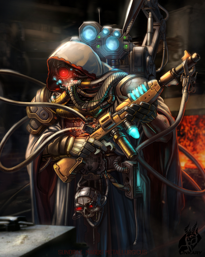 Magos byInkary Inkary, Magos, Adeptus Mechanicus, Wh Art, Warhammer 40k, 