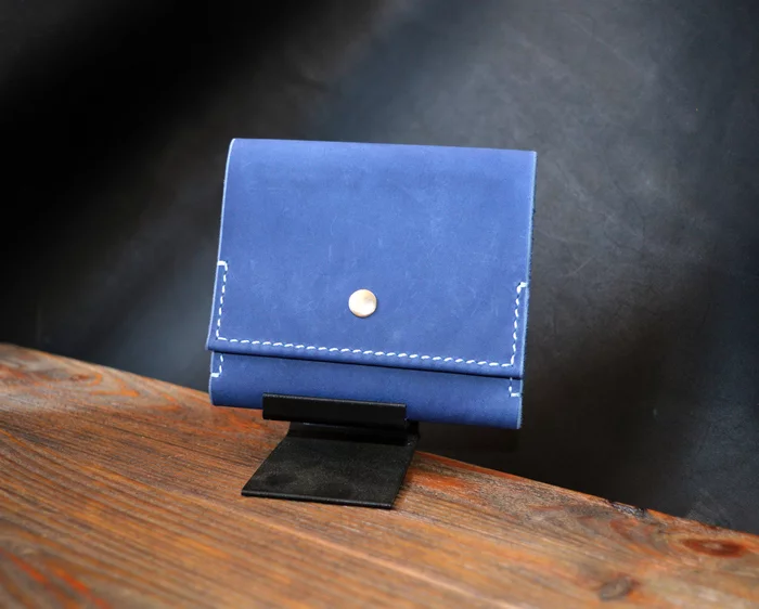 Simple leather wallet - My, With your own hands, Handmade, Leather, Wallet, Needlework with process, Video, Longpost, Leather products