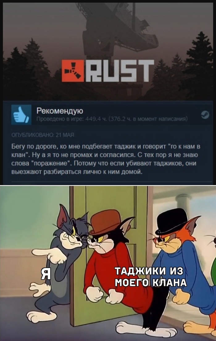   , Rust,  Steam