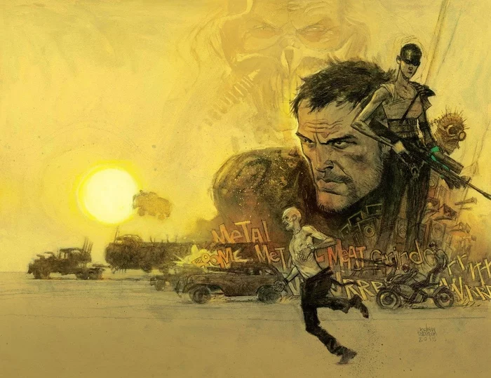 Continuation of the post Mad Max: Fury Road - Inspired Artists - Longpost, Reply to post, Auto, Art, Mad Max: Fury Road, Crazy Max, Artbook, Post apocalypse