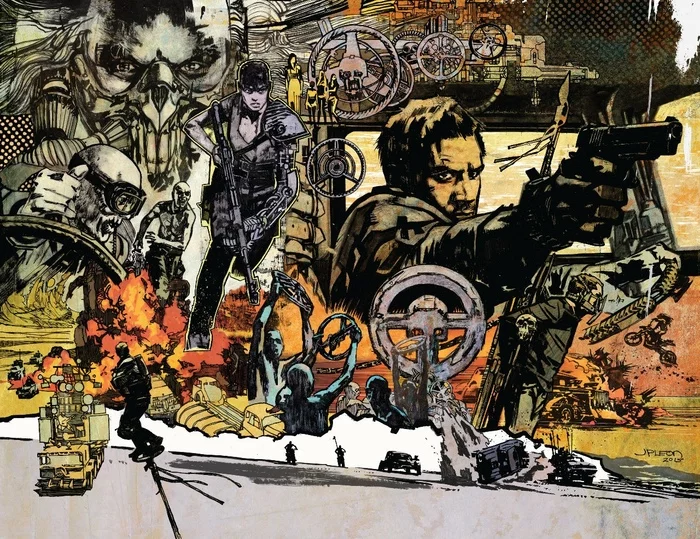 Continuation of the post Mad Max: Fury Road - Inspired Artists - Longpost, Reply to post, Auto, Art, Mad Max: Fury Road, Crazy Max, Artbook, Post apocalypse