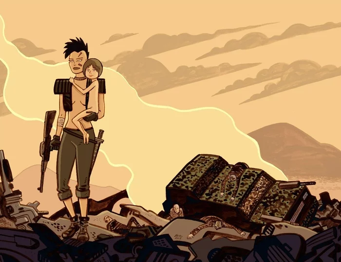 Continuation of the post Mad Max: Fury Road - Inspired Artists - Longpost, Reply to post, Auto, Art, Mad Max: Fury Road, Crazy Max, Artbook, Post apocalypse