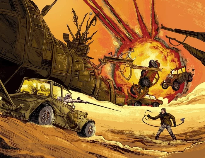Continuation of the post Mad Max: Fury Road - Inspired Artists - Longpost, Reply to post, Auto, Art, Mad Max: Fury Road, Crazy Max, Artbook, Post apocalypse