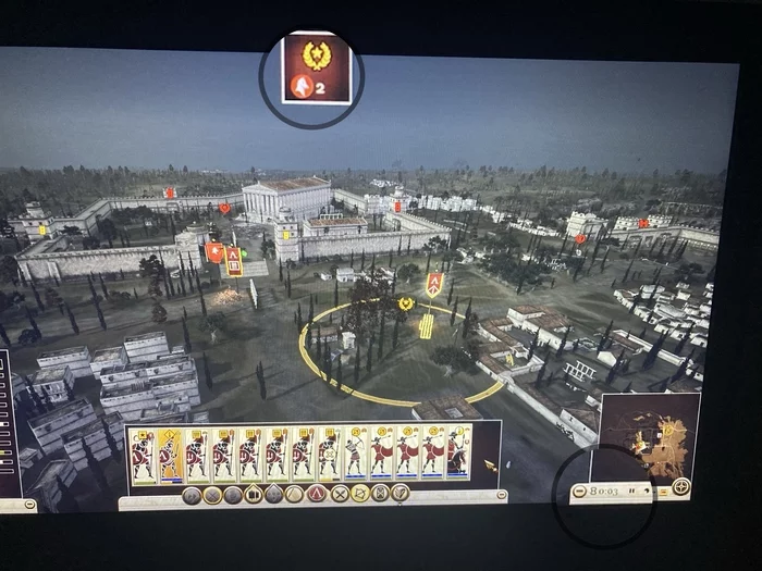 Когда уложился в дедлайн - Моё, Игры, Total War: Rome 2, Успел, Мобильная фотография