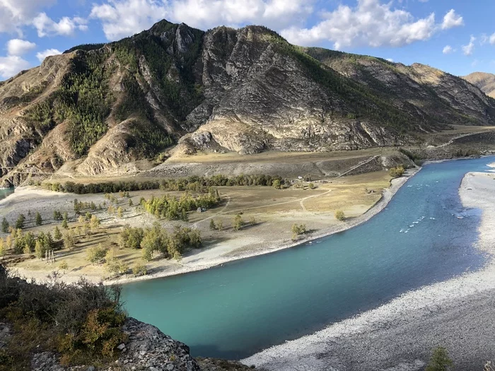 Confluence of the Chuya and Katun rivers - My, Katun, Altai Republic, The nature of Russia, The mountains, River