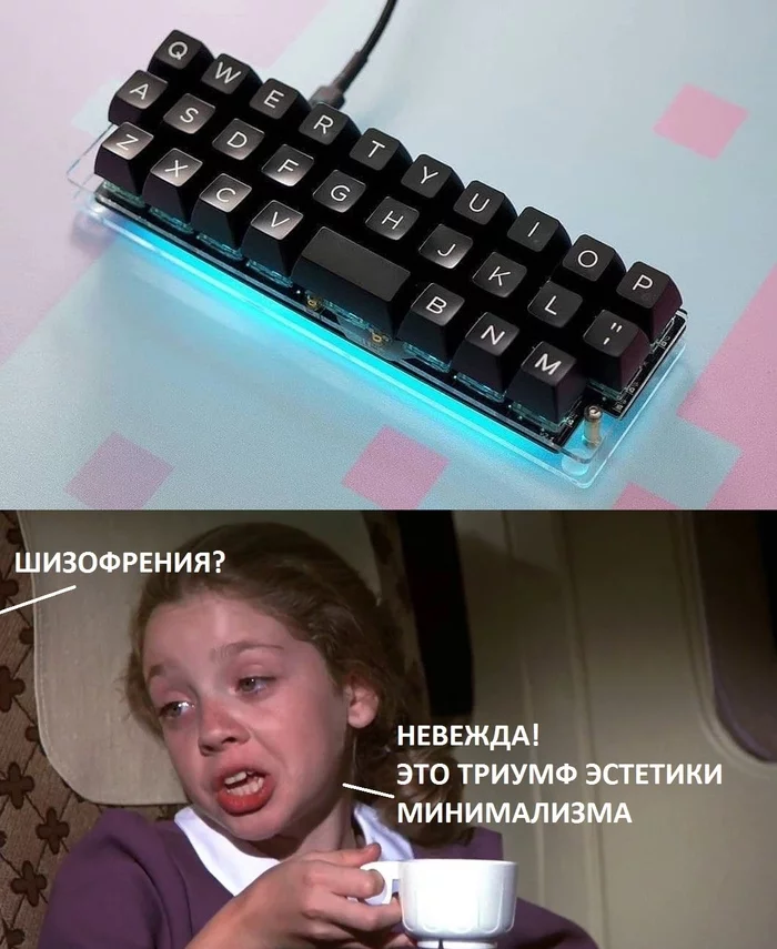 Minimalism - Keyboard, Picture with text, Minimalism