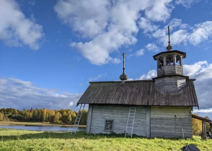 Volunteers cleared the Kenozero chapels from moss and lichen - Ecology, Nature, Kenozerye, Volunteering, Longpost