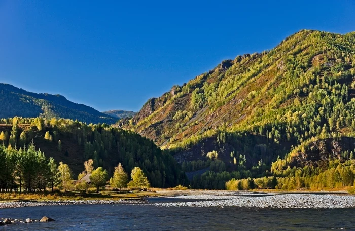 River She. - My, The photo, Landscape, Water tourism, Khakassia, Water, Nikon d90