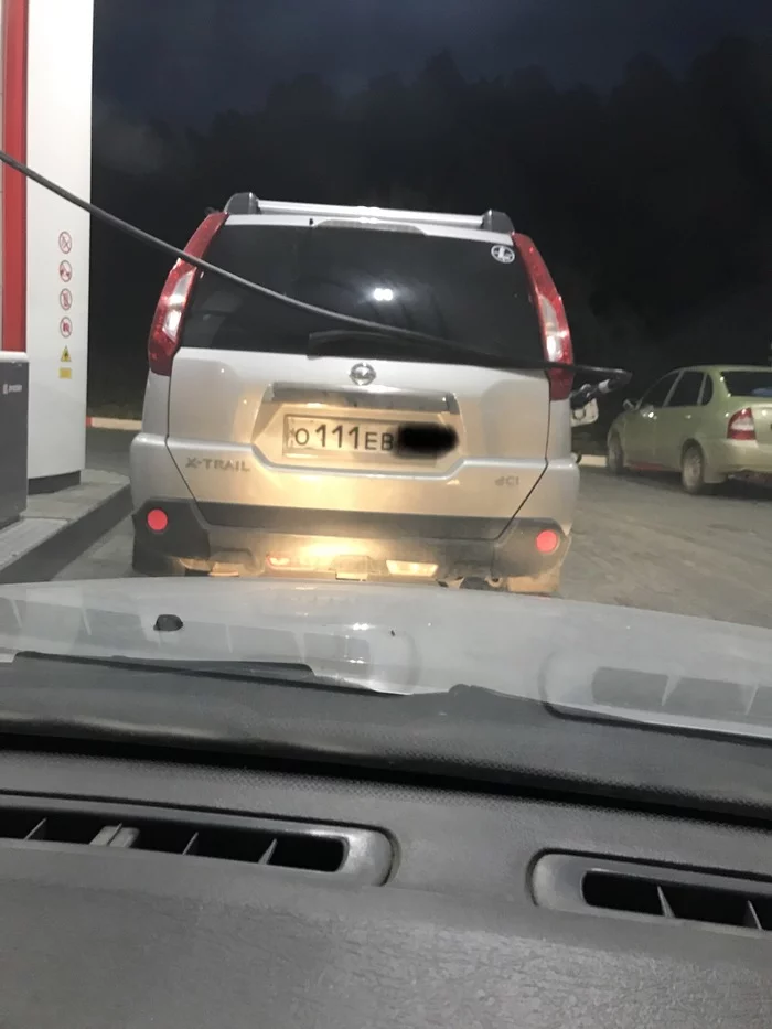 Life hack at the gas station - My, Refueling, Life hack, Auto