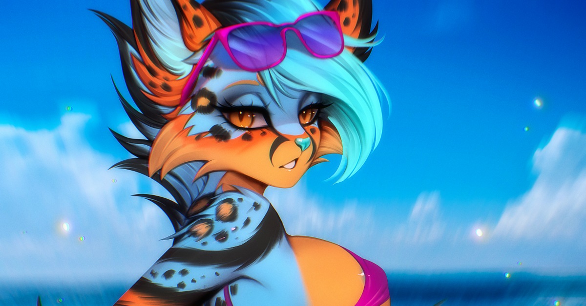 Tropica - NSFW, Furry, Anthro, Art, Furotica, Furry feline, Adorableinall, Longpost