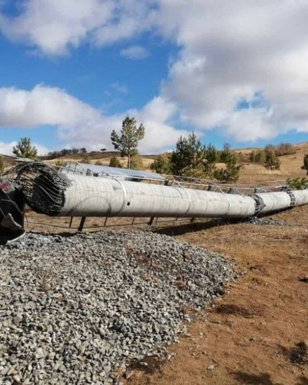 Disgruntled residents of Bashkiria demolished cell tower - Bashkortostan, Cell tower, Longpost, Negative