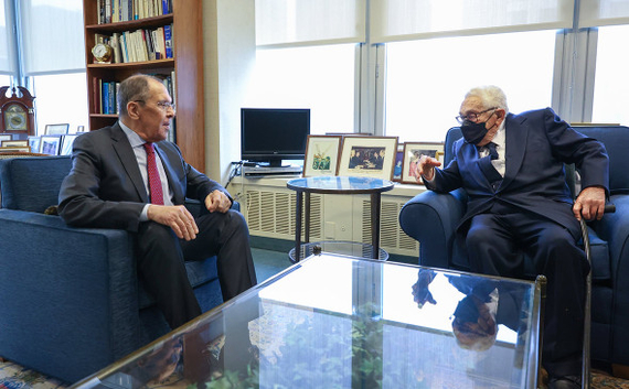 Lavrov met with the legendary Henry Kissinger in New York - Politics, Sergey Lavrov, Henry Kissinger, Meeting, New York, Russia, USA