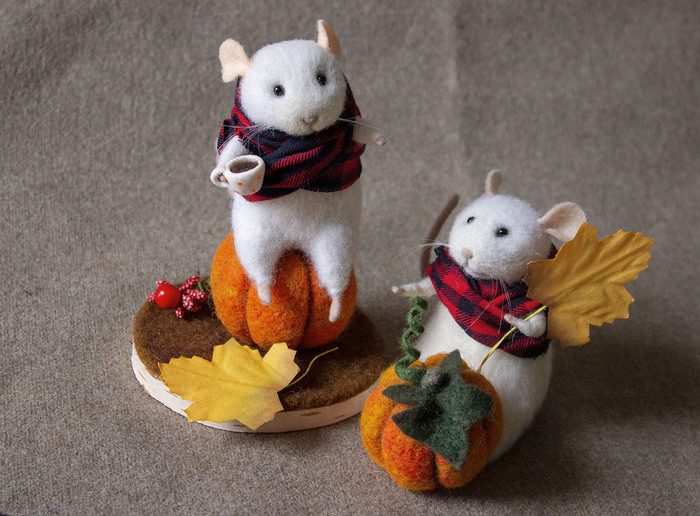 Время теплых шарфиков и чая)