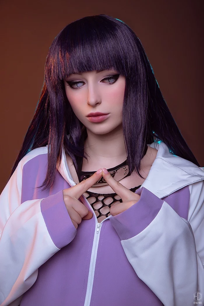 Hinata cosplay / Naruto - My, Lady melamori, Naruto, Hinata hyuga, Anime, Cosplay, Girls, Longpost, Neckline