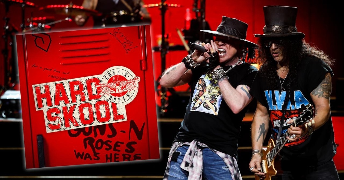 Guns N' Roses выпустили новую песню «Hard Skool», Guns N Roses, Эксл р...