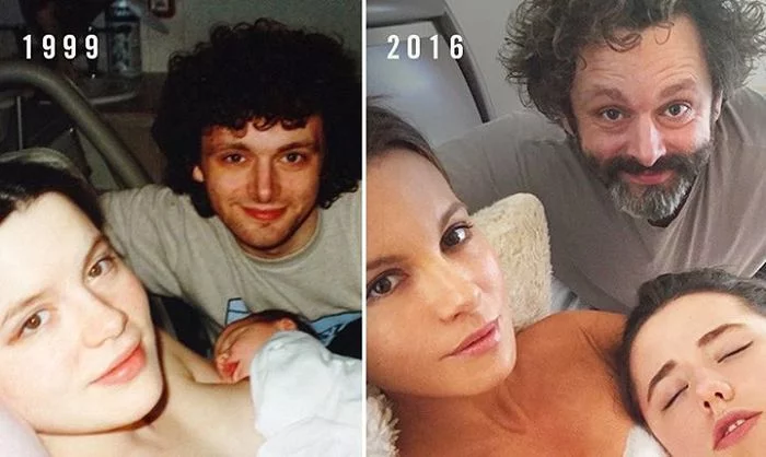 Kate Beckinsale and Michael Sheen with their daughter - Time, The photo, Kate Beckinsale, Michael Sheen, Celebrities, Actors and actresses, It Was-It Was, Parents and children