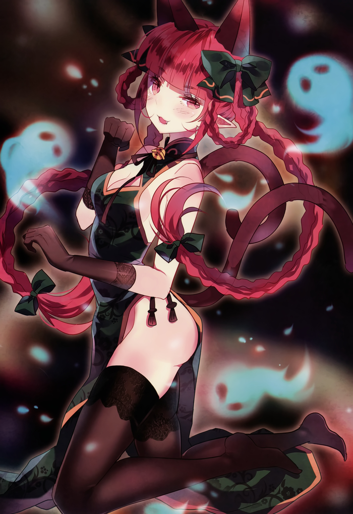 Kaenbyou Rin Touhou, Kaenbyou Rin, Anime Art, , Domotolain, 