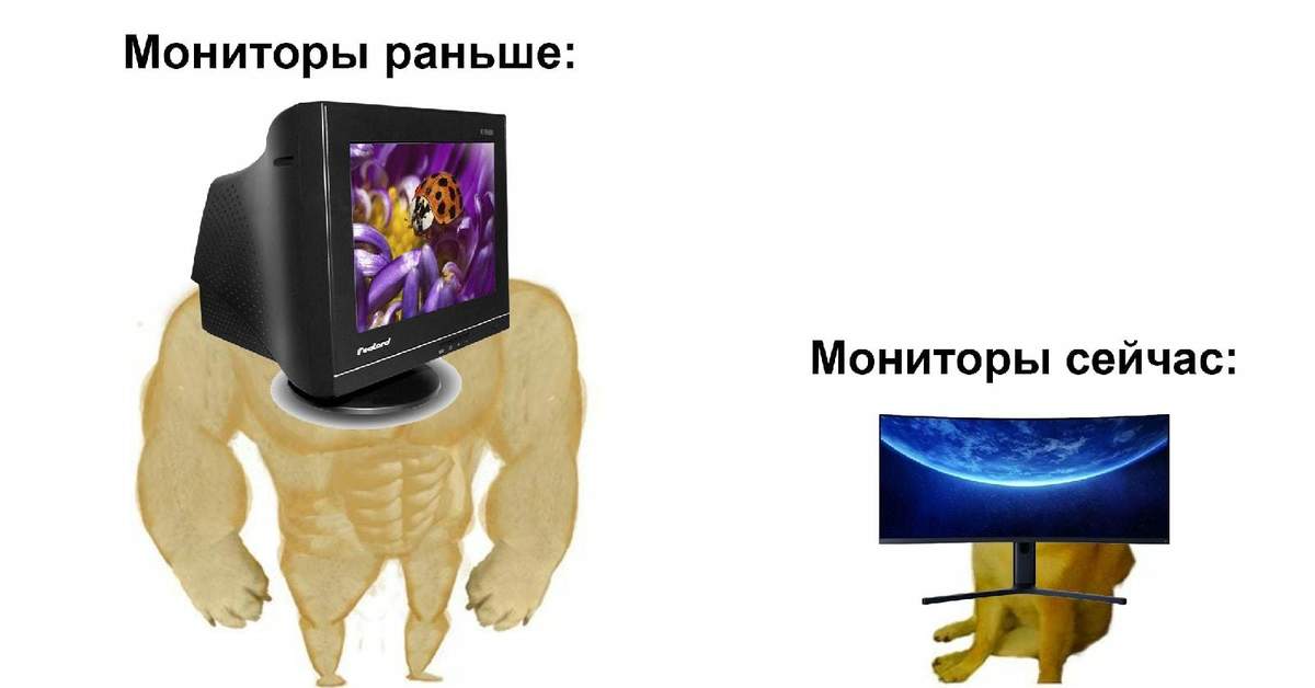 Текст монитора