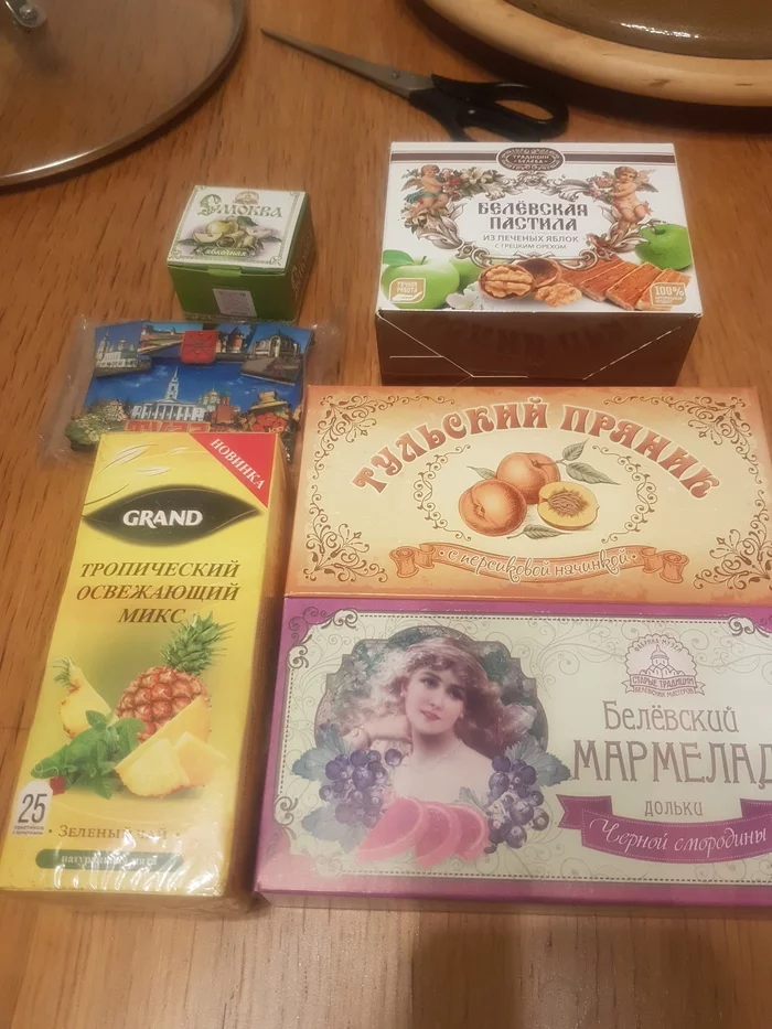 Gastro exchange Tula-Moscow - My, Secret Santa, Gift exchange