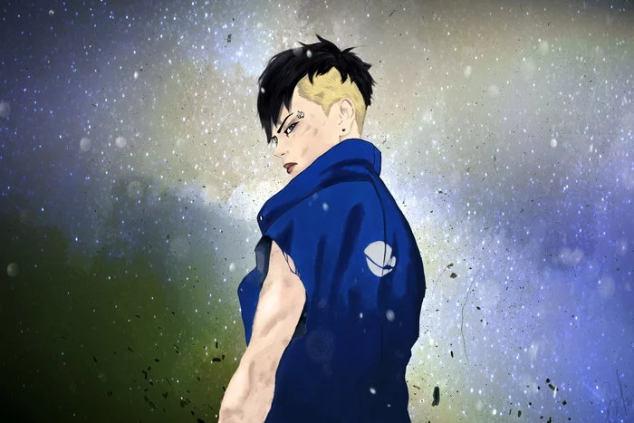 Kawaki fanart - Naruto, Fan art, Digital drawing