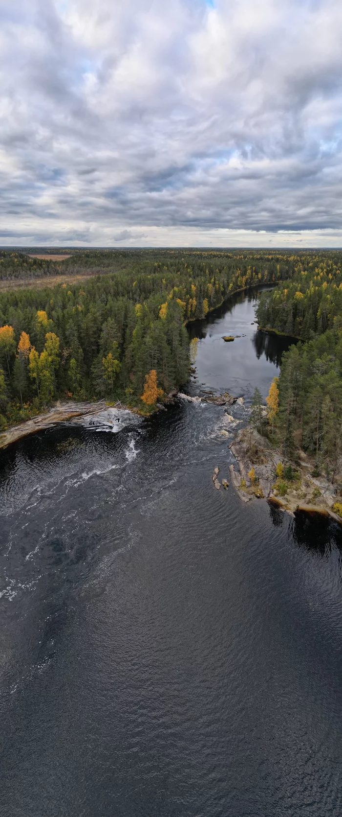 Karelia - Longpost, My, Карелия, Rafting, Nature, beauty, Dji, Quadcopter