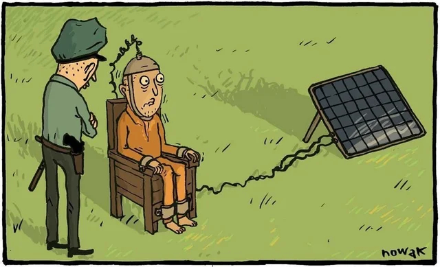 Green energy - Humor, Images, Electric chair