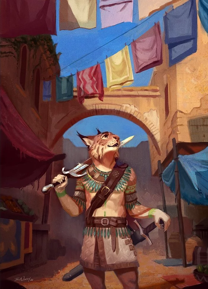 city ??market - Furry, Furry feline, Khajiit, The elder scrolls, Trunorth, Art