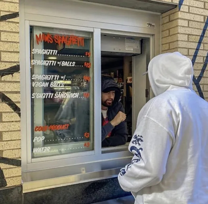 Eminem Opens Mom's Spaghetti Restaurant in Detroit - Eminem, Humor