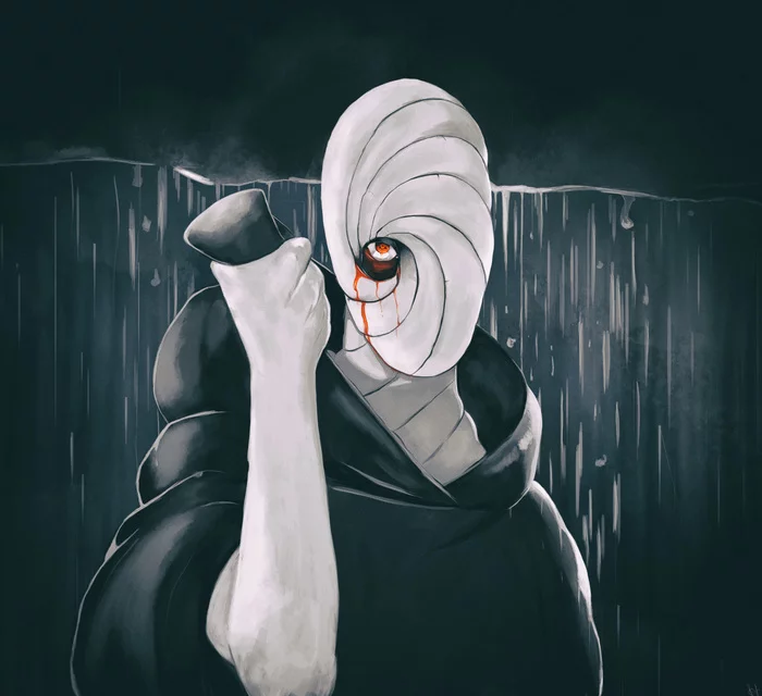 obito uchiha fanart - Fan art, Digital drawing, Naruto