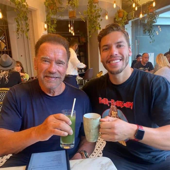 Arnie shared fresh photos on the birthday of his youngest son - Arnold Schwarzenegger, A son, Birthday, Actors and actresses, Celebrities, Congratulation, The photo, Longpost