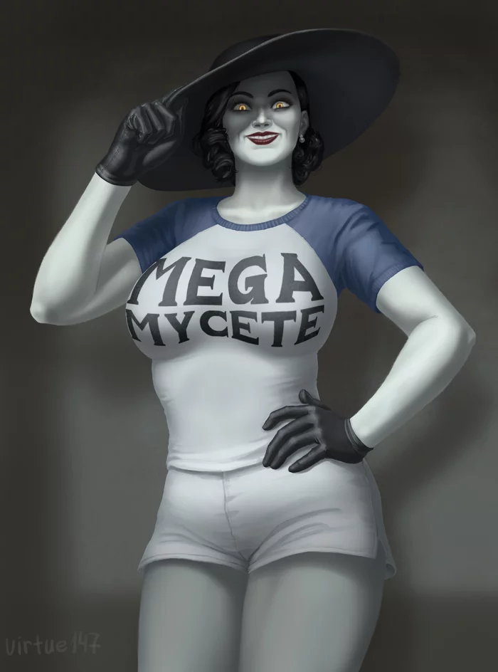 Mega Lady - Lady Dimitrescu - Resident Evil, Resident Evil 8: Village, Art, Games